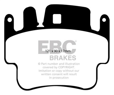 EBC DP5966NDX 95-96 Subaru Impreza 2.2 Bluestuff Front Brake Pads main image 1