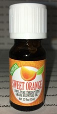Healing Solutions Premium SWEET ORANGE 100 Pure Therapeutic Essential Oil .33oz