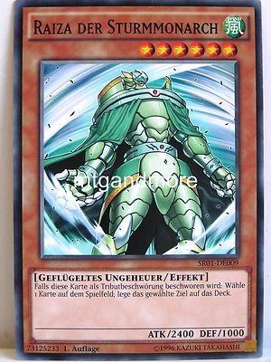 Yu-Gi-Oh - 1x Raiza der Sturmmonarch - SR01 - Structure Deck Emperor of Darkness