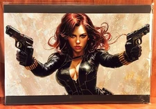 Widowmaker 13X19 Extra Large 85lb Cardstock Gloss Art Print By Bogi