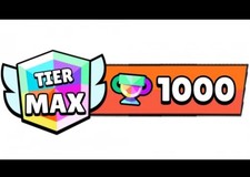 Brawl Stars lleva 1000 trofeos y clasificado - Brawlstars