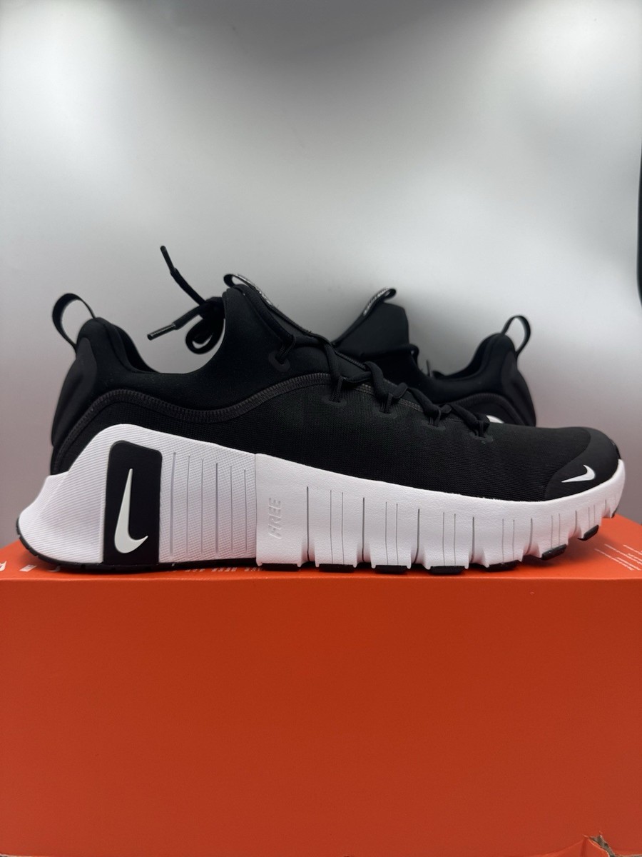 Size 11.5 - Nike Free Metcon 6 Black White for sale online  display picture 3