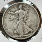 1933-S Walking Liberty Half Nice Original VF+ CHRC