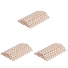  Set of 3 Bastelholz Stäbchen Bastelstäbe Stöcke Basteln Modellbaubedarf