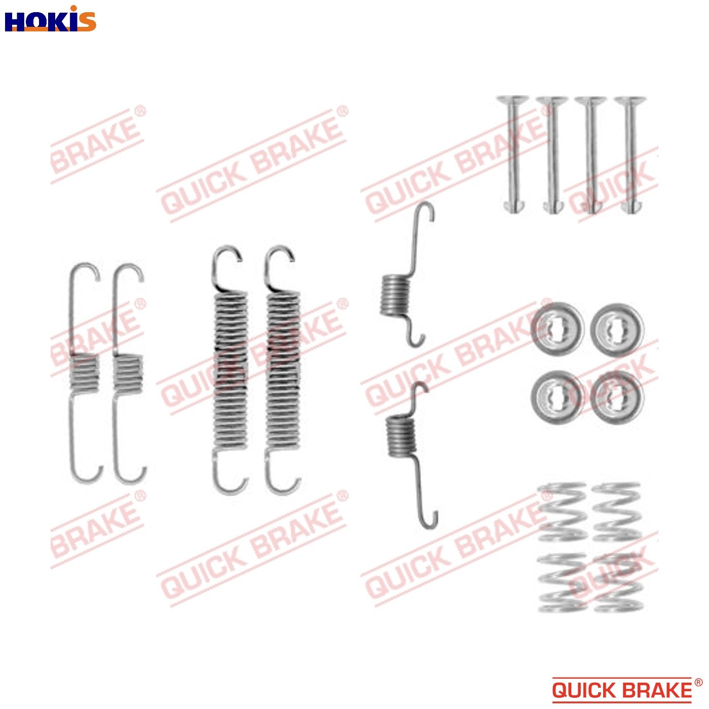 ACCESSORY KIT BRAKE SHOES 105-0012 FOR DAIHATSU MOVE CUORE/Mk/VI MIRA 1.0L 3cyl
