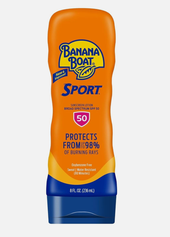 Banana Boat Ultra Sport 8oz Sunscreen Lotion Sweat Resistant