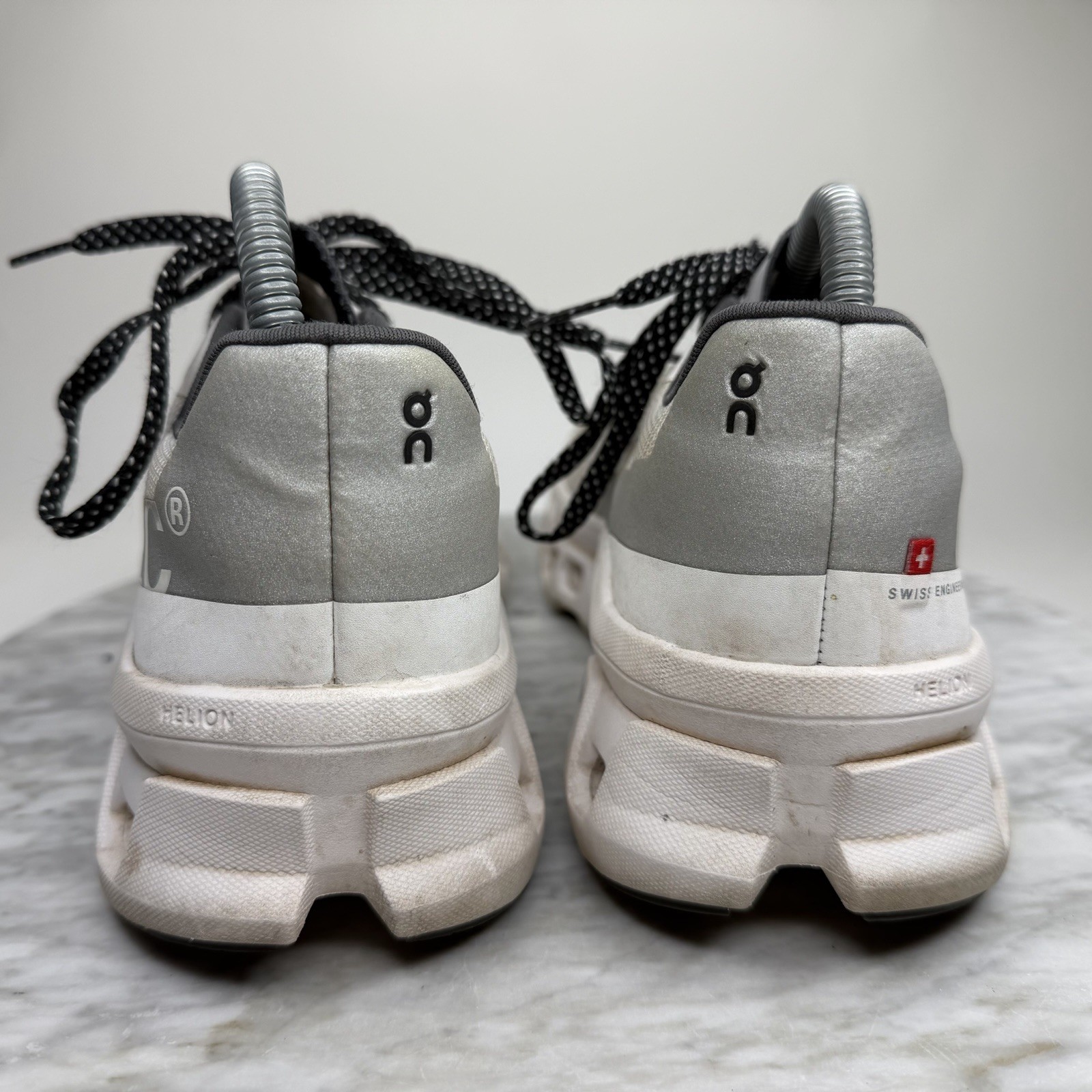 On Cloud Cloudmonster All White Running Comfort S… - image 6