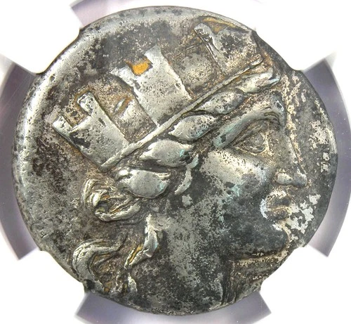 Crete Hierapytna AR Tetradrachm Greek Coin 100 BC - Certified NGC VF - Rare!