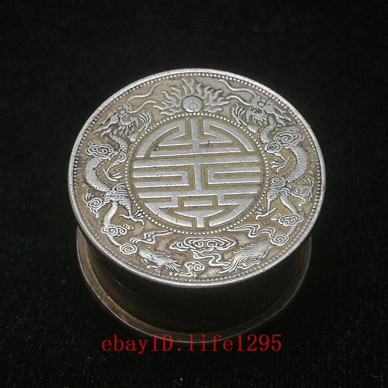 中国古董银盒| eBay