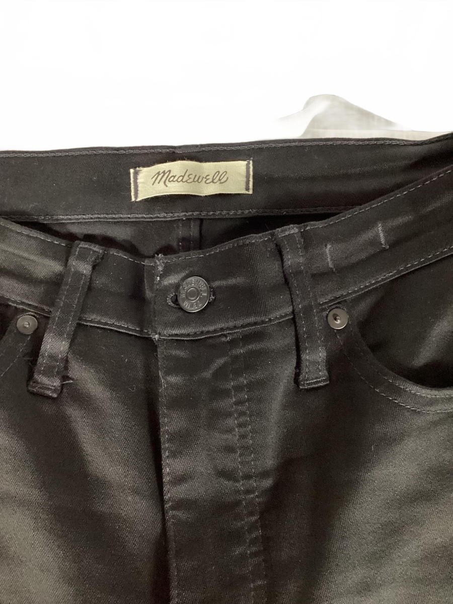 Madewell 10” High-Rise Skinny Jeans Black Women’s Size 29 View 3