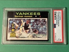 Thurman Munson 1971 Topps #5 All Star Rookie Card PSA 5