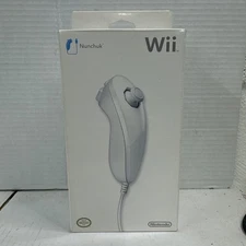 Nintendo Wii White Nunchuk Nunchuck Genuine Official OEM New Sealed Vintage