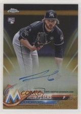 2018 Topps Chrome Rookie Auto Gold Refractor 7/50 Dillon Peters #RA-DP Auto 0g4