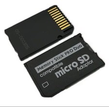 Micro SD to Pro Duo Memory Card Adapter Sony PSP Compatible
