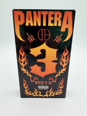 Pantera 3 Watch It Go (1997) VHS Tape (Explicit Content) Tested Works VTG METAL