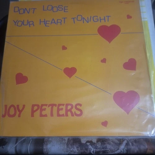 Vinyl Records Joy Peters Dont Loose Your Heart Tonight 1986 Zyx 5462