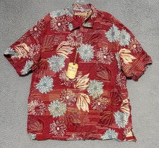 NEW Tommy Bahama 100 Silk short sleeve Hawaiian shirt Shots and Shakers Mens XL