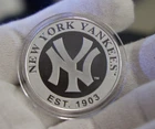 MLB/New York Yankees 1 oz .999 Silver Round EST. 1903