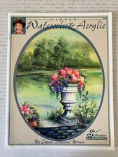 Simply Watercolor Acrylic Susan Scheewe Brown 1998 Art Instruction Painting
