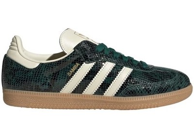 Brand new adidas Samba OG Black Cream White Collegiate Green