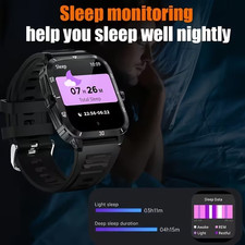 🔥 Military Smart Watch Men Android  Rugged Tactical Fitness Tracker n 8