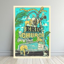 Eric Church Free the Machine Tour Enterprise Center Feb 21st 2026 Poster