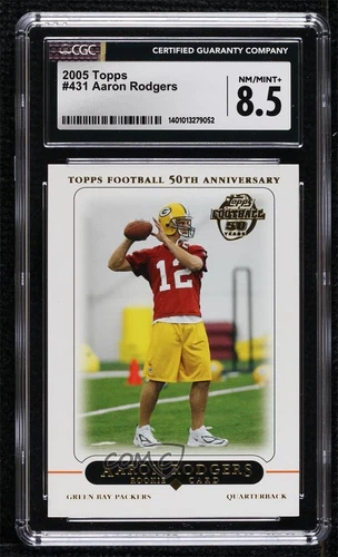 2005 Topps Aaron Rodgers #431 CGC 8.5 Rookie RC