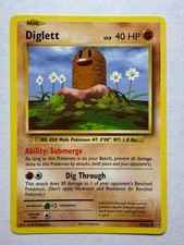 Pokemon Card: Diglett 55/108 Common Evolutions Lightly Played