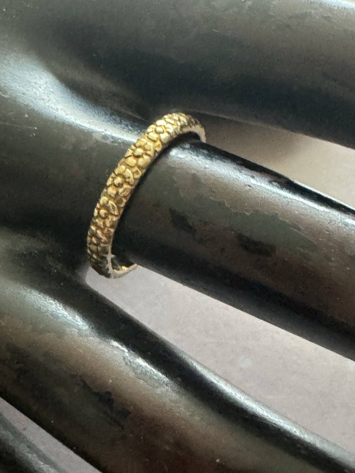 Bague argent massif XIXe siècle alliance mixte pour collectionneur averti