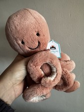 BNWT Genuine Authentic Jellycat Odell Octopus Size Little New Plushy Gift Rare