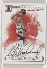 2016-17 Panini Impeccable Indelible Ink 21/99 Kiki Vandeweghe #II-KV Auto 1yj