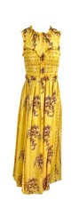 ULLA JOHNSON Kasia Midi Dress Soleil NWT Size 10