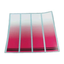 12 Pack 4" Arrow Wraps: Hot Pink To White Fade: Vinyl Stickers: 1" Wide