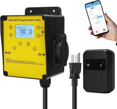 Wifi above Ground Pool Timer Switch -  Smart Pool Timer with Smart Life App Cont