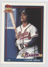 1991 Topps Factory Set Collector's Edition (Tiffany) Lonnie Smith #306 0j0
