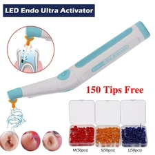 Dental Endo Activator Sonic Irrigator Root Canal Cleaning 150 Tips
