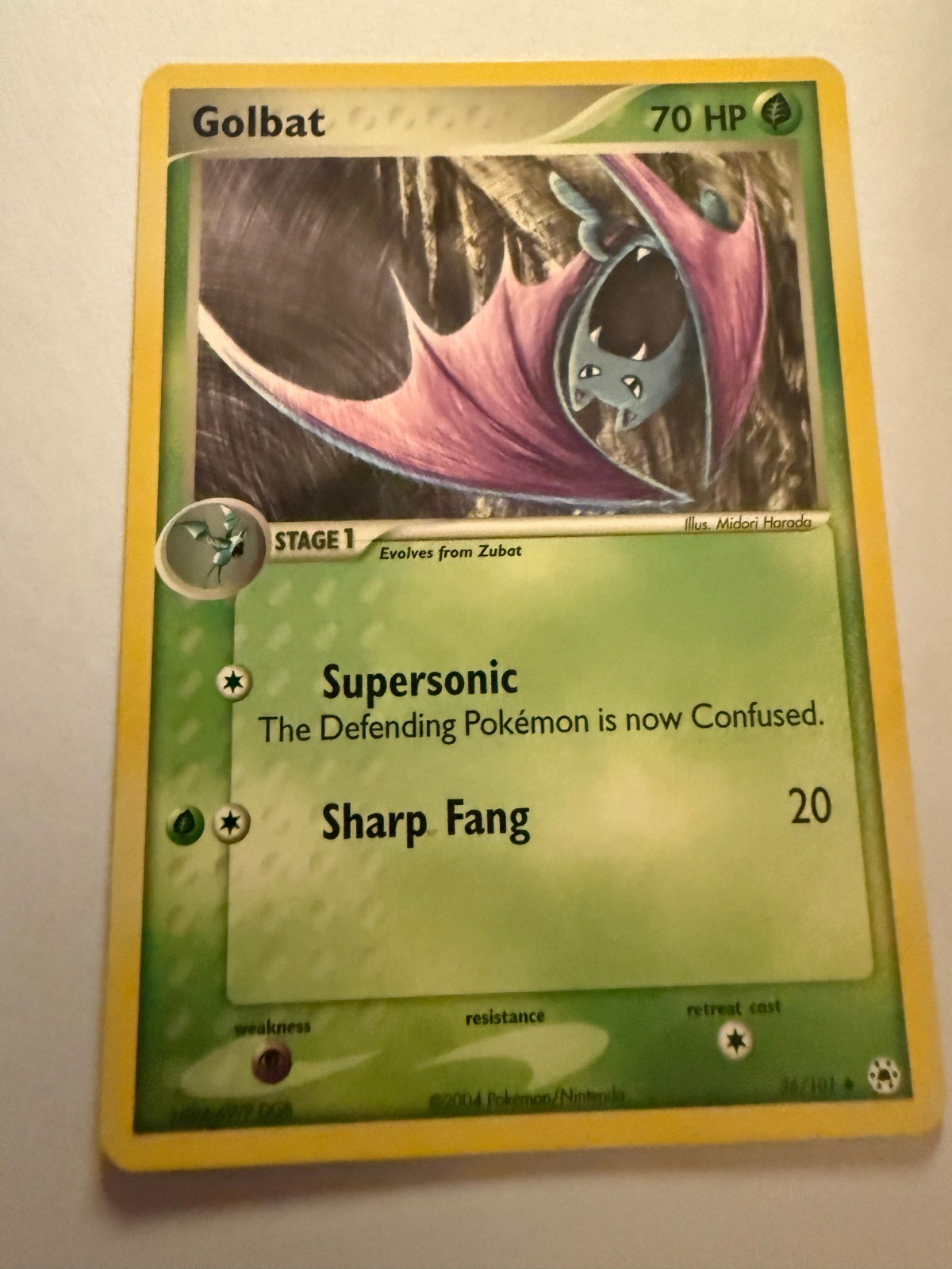 Golbat Uncommon Hidden Legends 36/101 NM