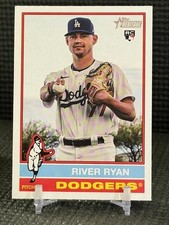 2025 Topps Heritage - #45 RC River Ryan Los Angeles Dodgers