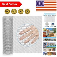 Versatile 304 Stainless Steel Mesh Screen 11"X24" - Ideal for Beekeeping & More