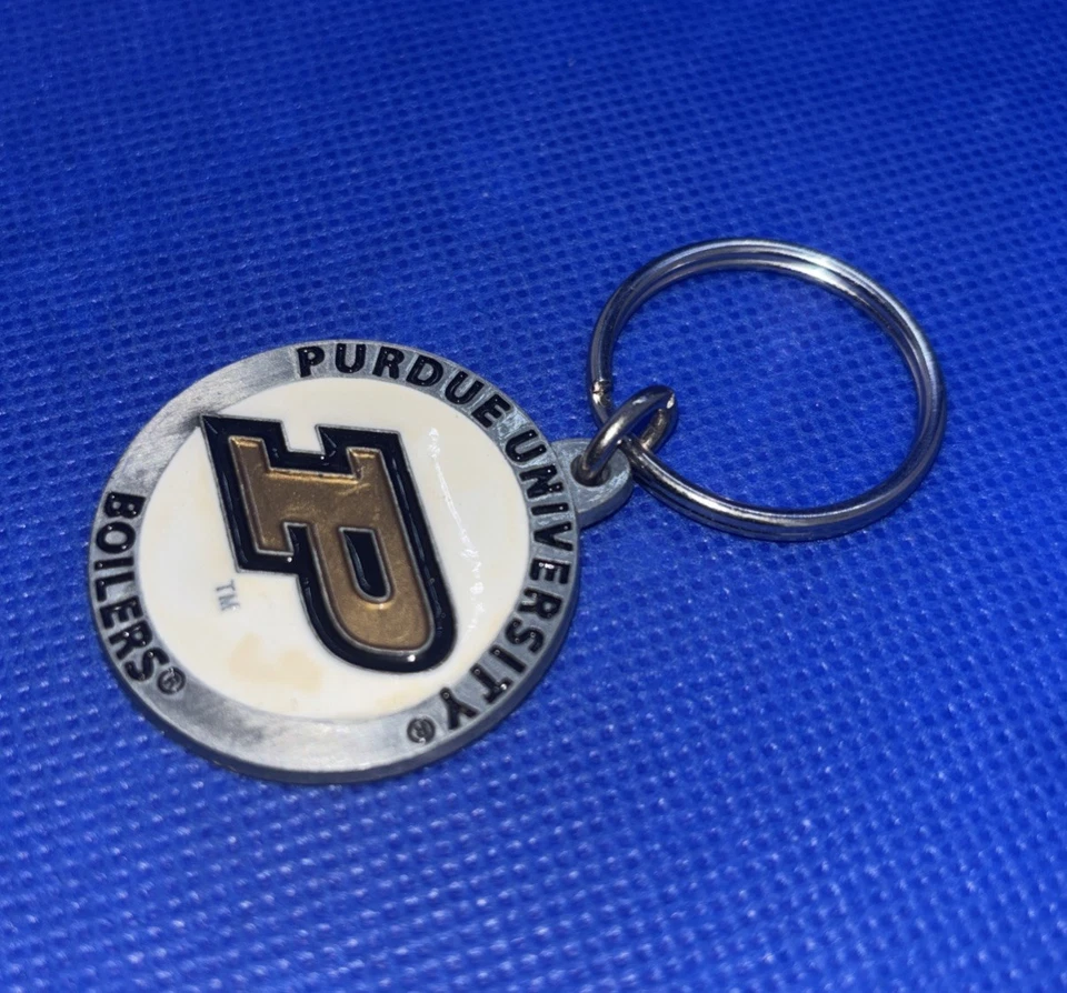 Purdue Boilermakers Metal Charm Keychain Charm NCAA College Souvenir 2006 - Image 3 of 4