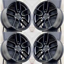 20x9.5 Satin Black Wheels Fit Dodge Charger Challenger 20 5x115 Rims Set 4 20x9.5 Satin Black Wheels Fit Dodge Charger Challenger 20 5x115 Rims Set 4