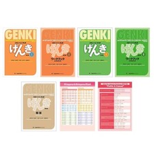 Genki Text and Workbook 1 , 2  Original, Answer Key ( Third Edition) , Charts