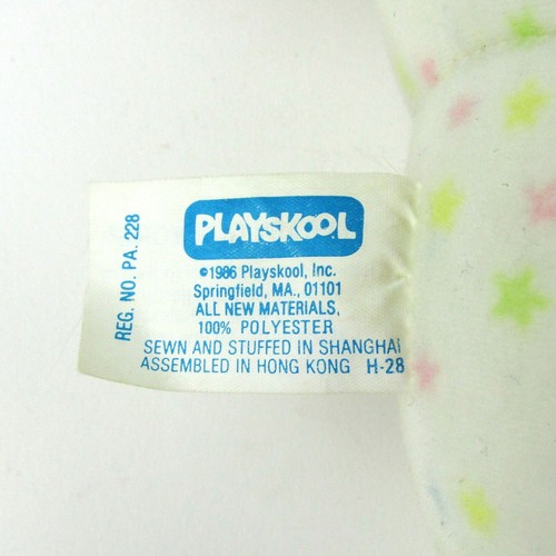 Peluche pupazzo Playskool Glow Worm vintage anni 80 1986 due facce non funzionante Hong Kong CARINO - Foto 4 di 8