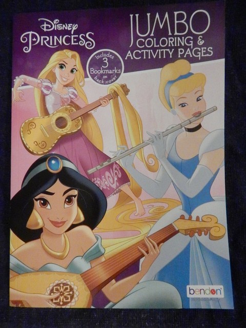 Disney Princess Jumbo Coloring & Activity Book; 79 pages ...