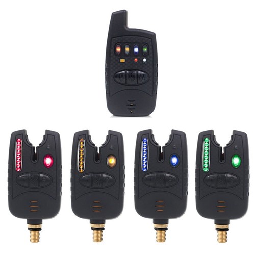 YIWENG Bite Alarms, Wireless Digital Fishing Alarm Set 4 Fishing Bite Alarm - Picture 9 of 9