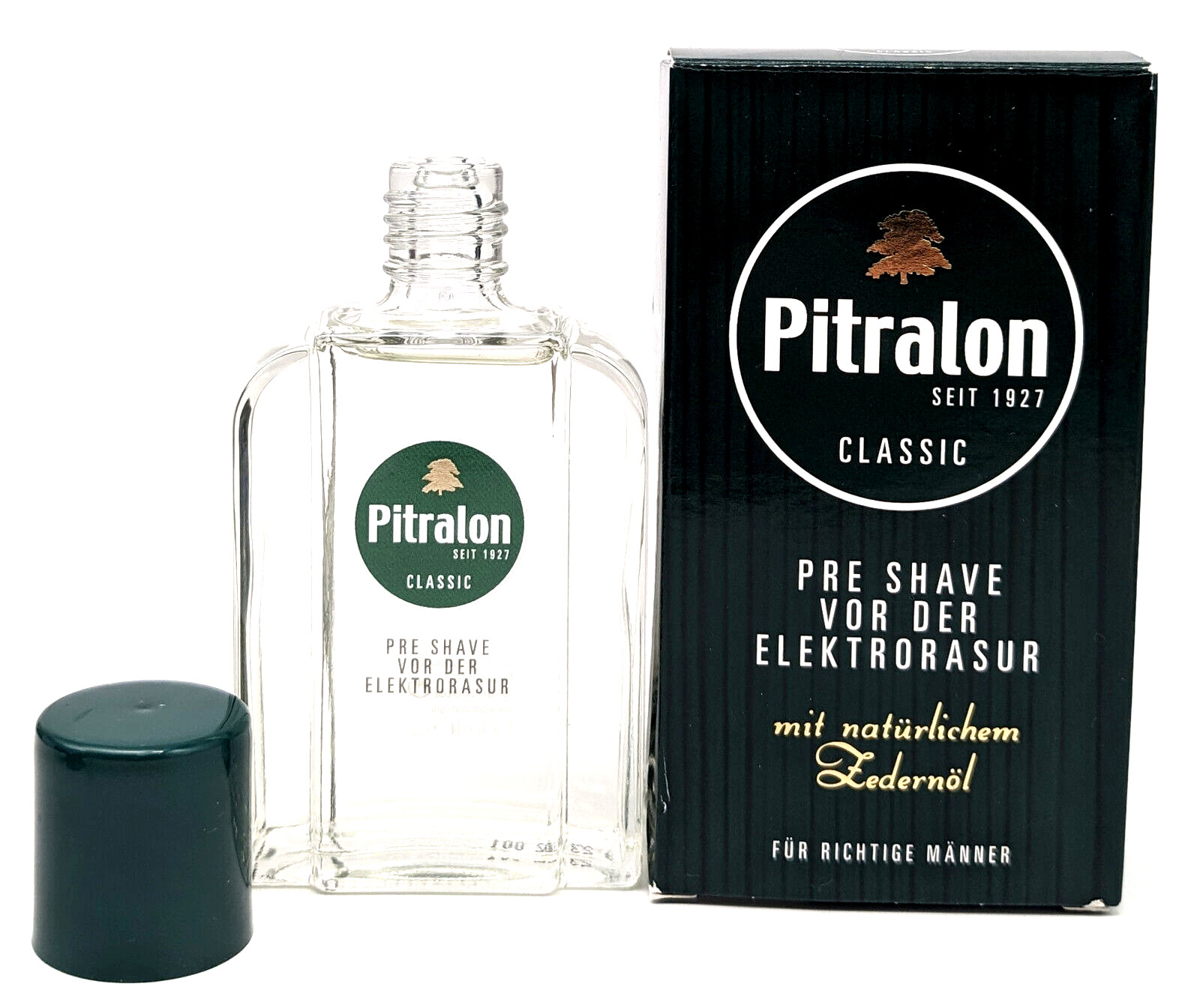 Pitralon CLASSIC Pre Shave vor der Elektrorasur 100ml mit natürlichem Zedernöl