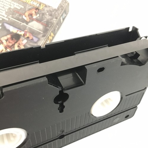 Vintage 1998 WWF WrestleMania 5 VHS Tape Titan Sports Inc. - Picture 3 of 5