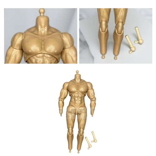 Modellino corpo soldatino scala 1/12 per action figure 6'' nero SA-02Iv - Foto 2 di 10