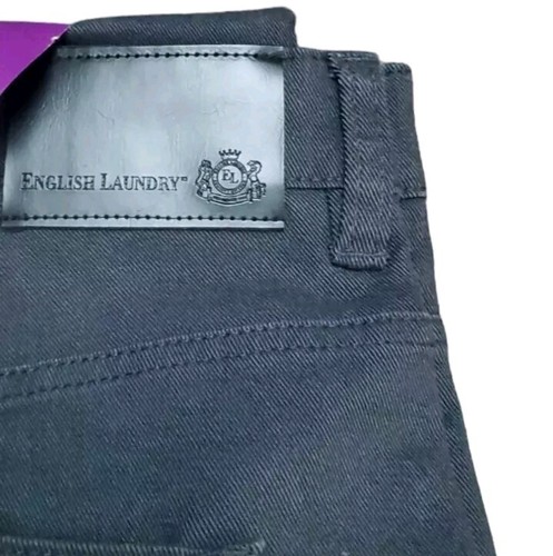 Men's English Laundry Stretch Straight Leg Stretch Waist Pants Blue 40Wx32L - Picture 9 of 11