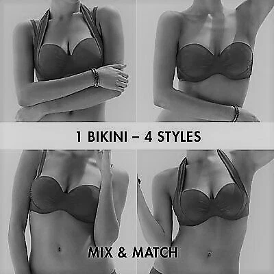 ANITA ROSA FAIA Lavender Coco Multi way Bikini Set, US 8C, UK 32C, NWOT - Image 3 of 3